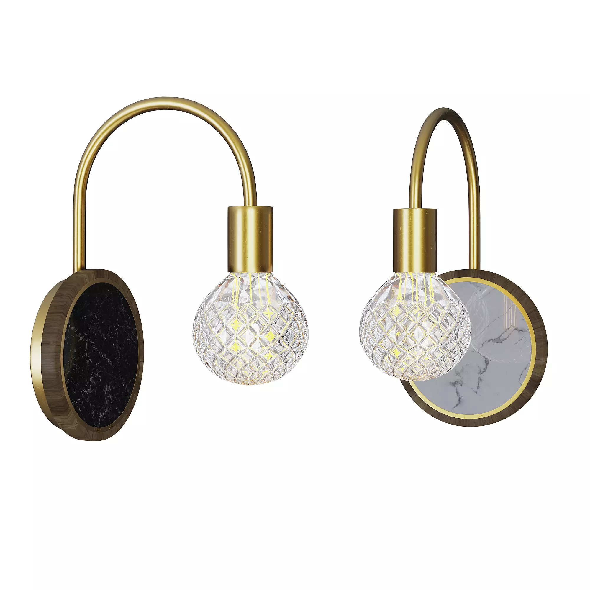 TRIESTE wall lamp Low-poly 3D model