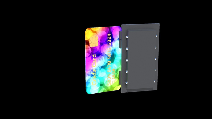 Credit Card Security Door 3D model