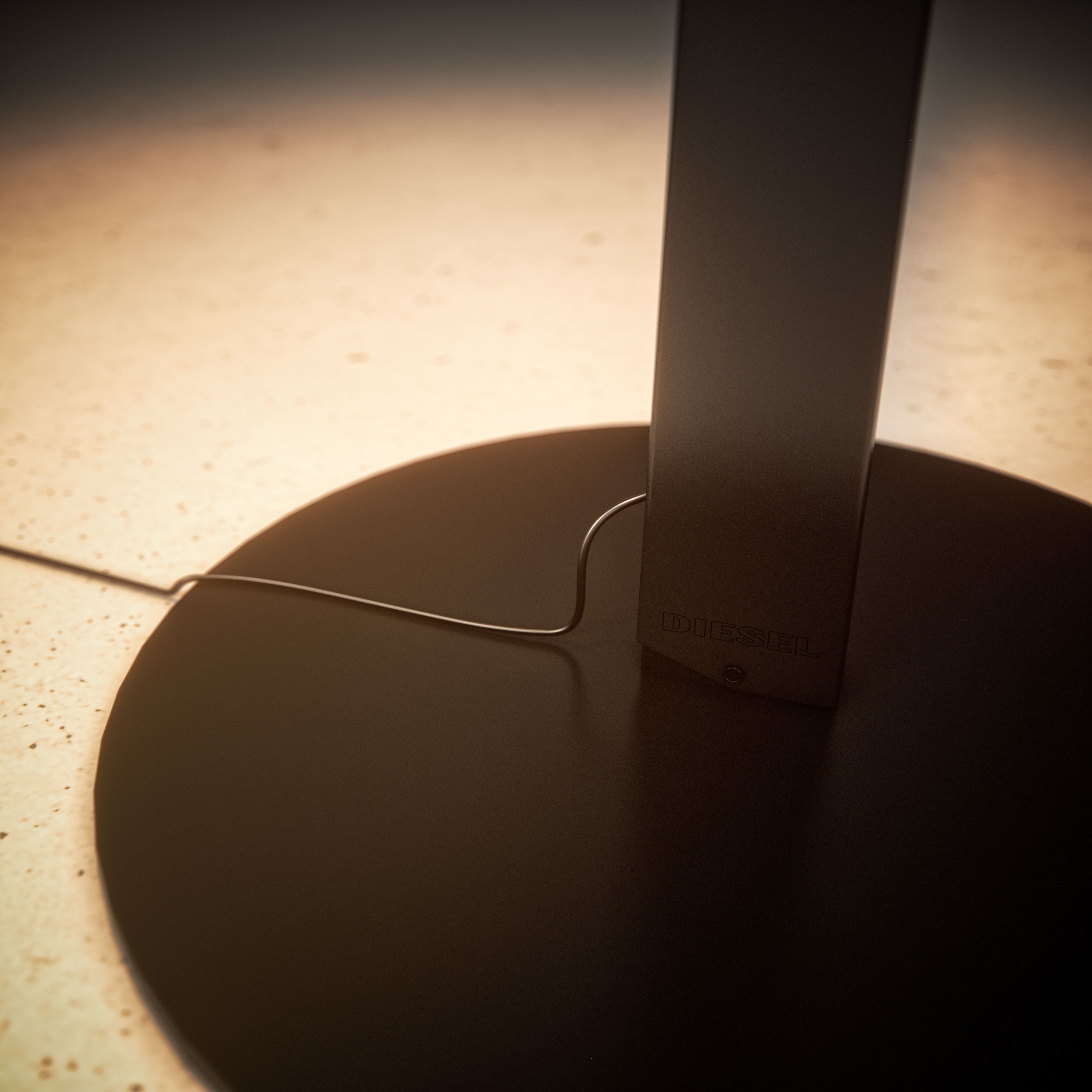FOSCARINI DIESEL FORK FLOOR LAMP 3D model_2