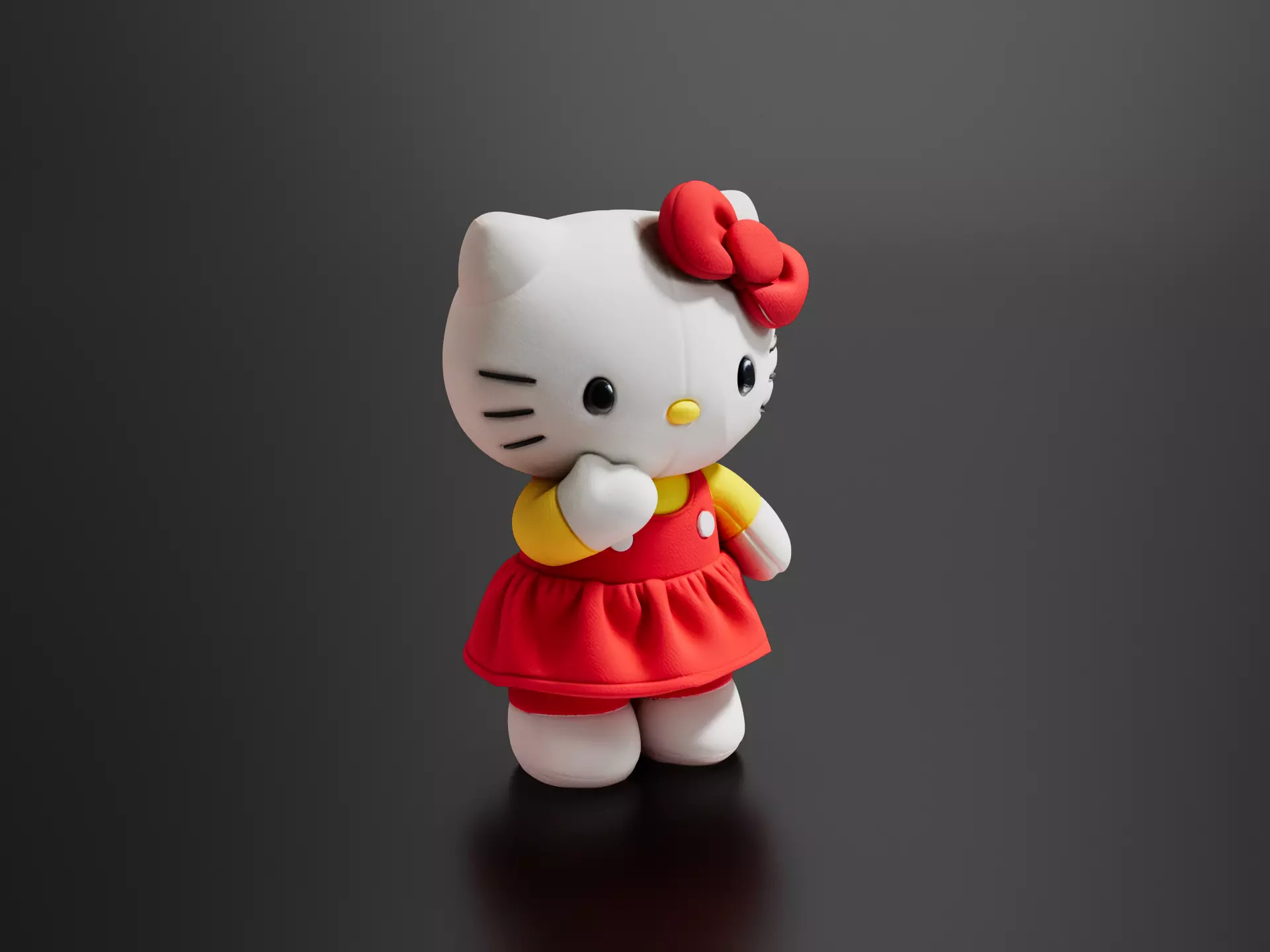 kitty doll 3D print model