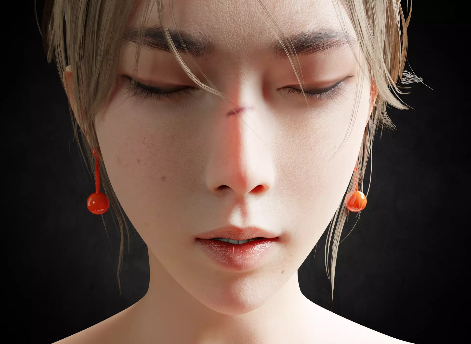 Pretty Cool Girl PBR 8k high details rigged 2026 3D model