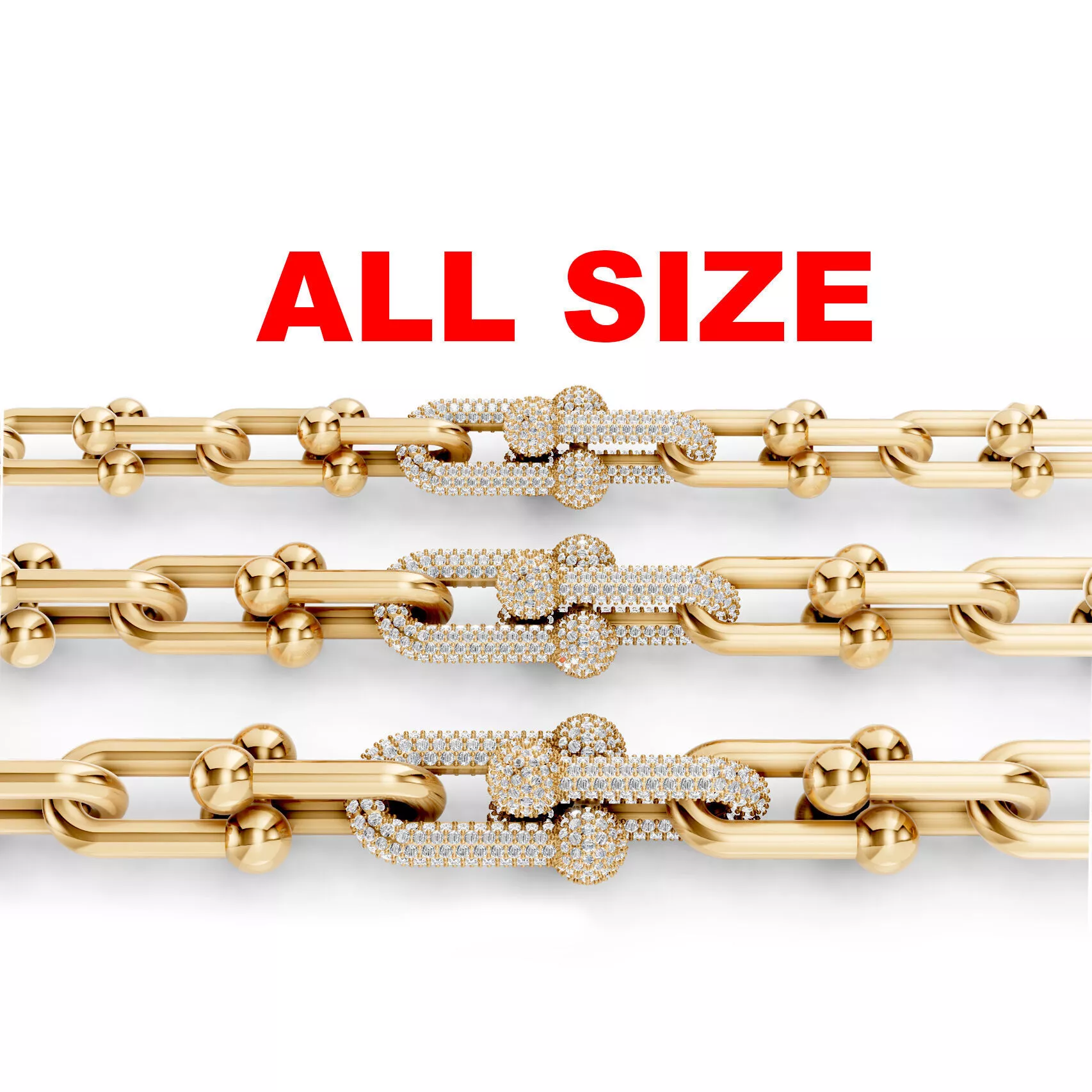 Bracelet jewelry 3D print model