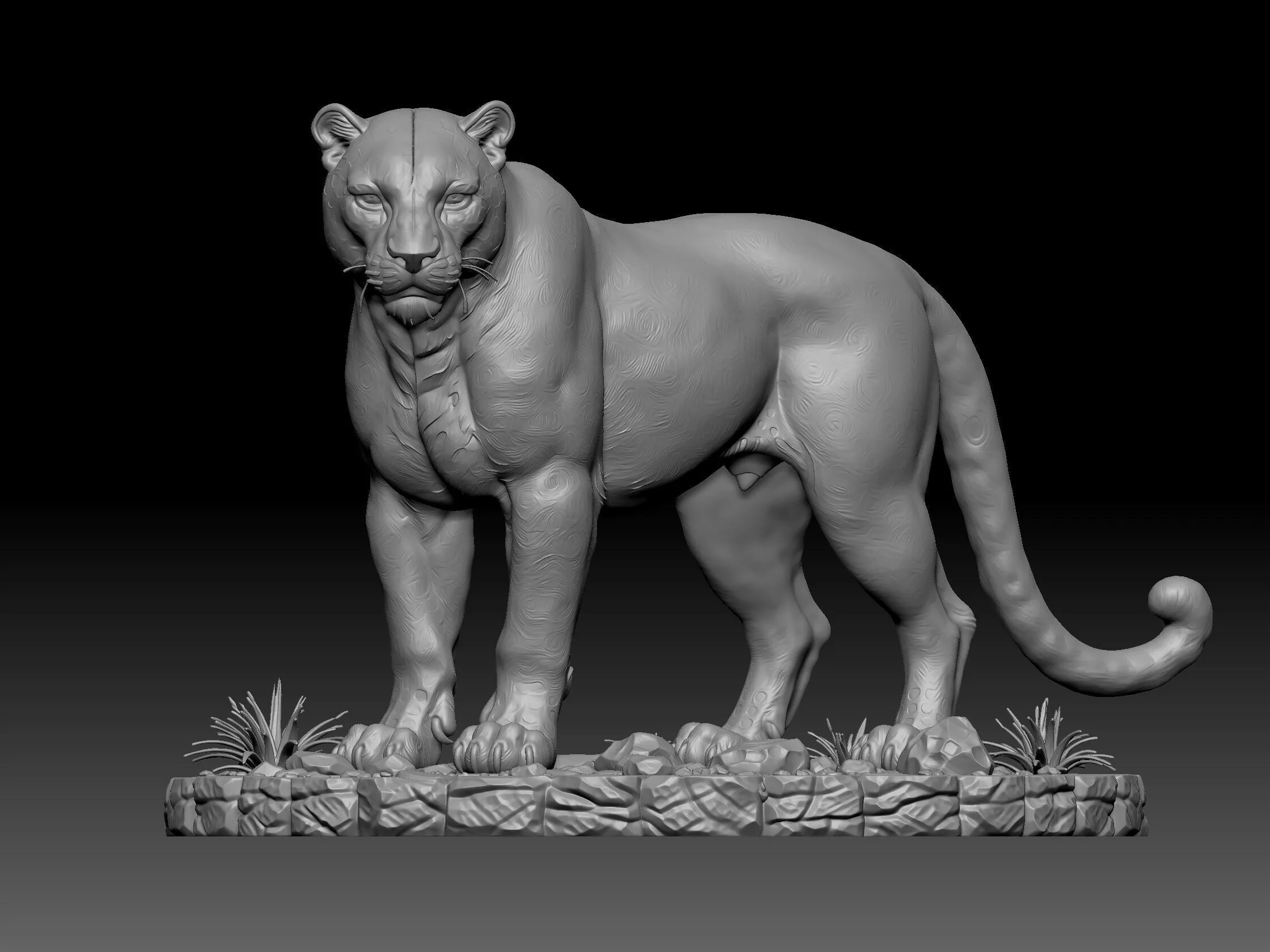 panther or jaguar 3D print model