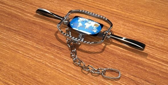 Card Debt Trap 3D model_1