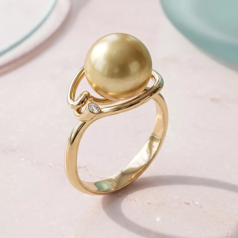 Pearl ring 3D print model