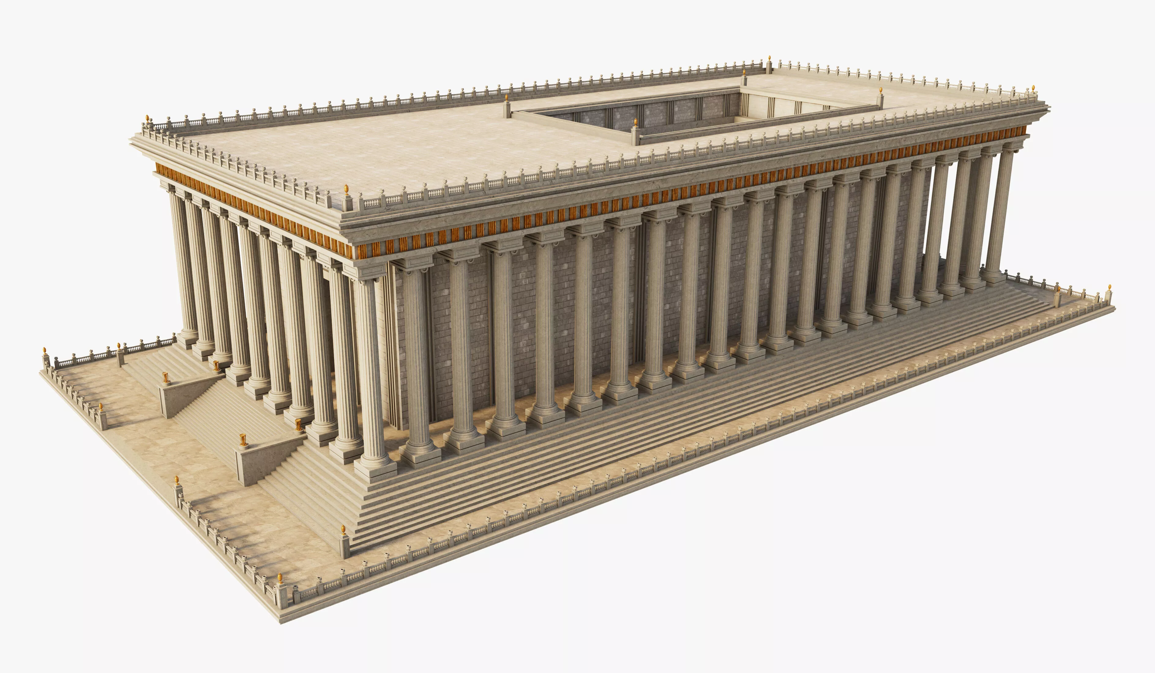 The Hellenistic temple of Apollo Didyma 3D model