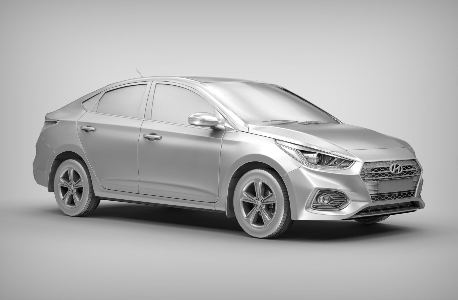 Hyundai Accent 3D model_7
