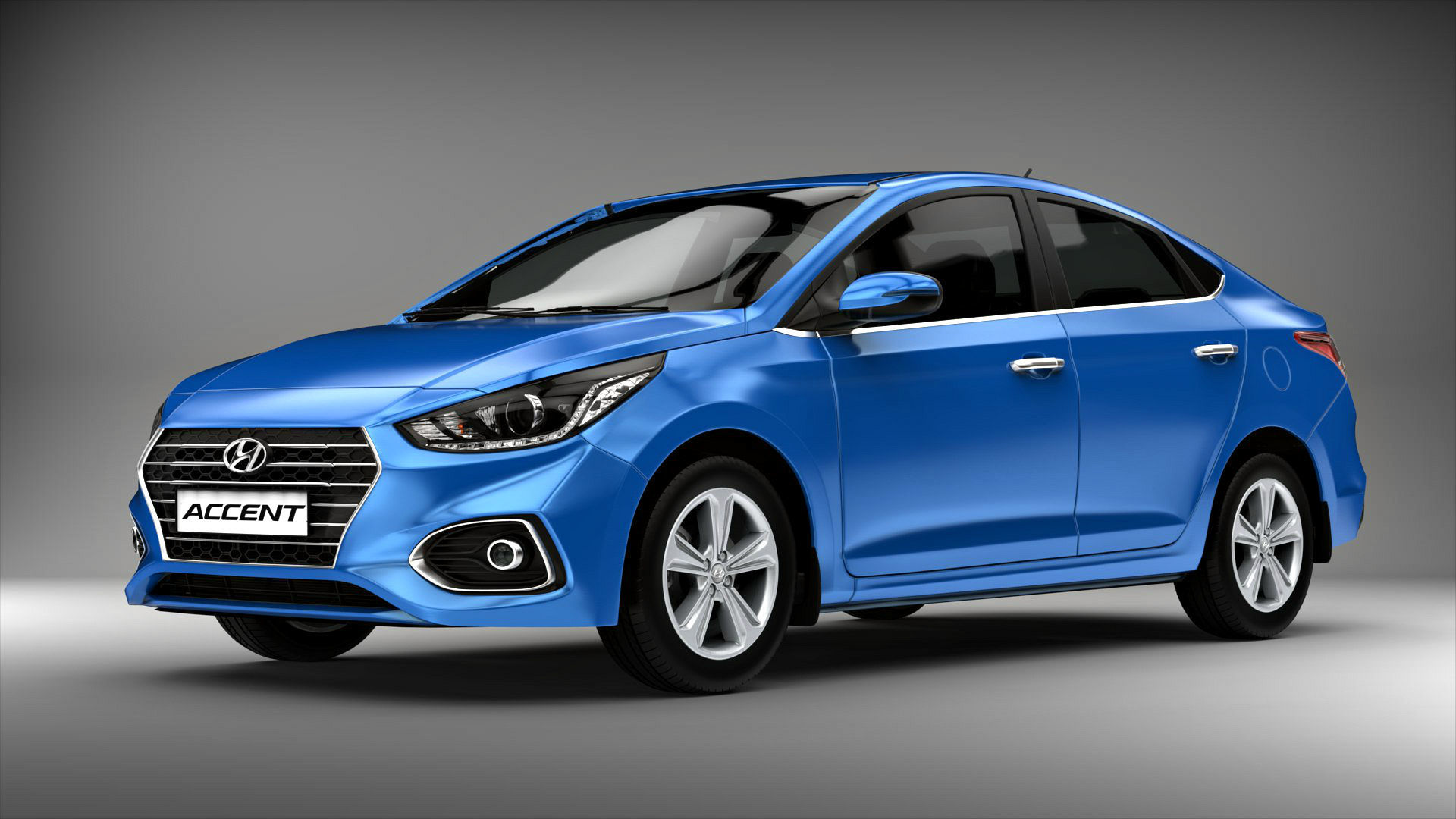 Hyundai Accent 3D model_0