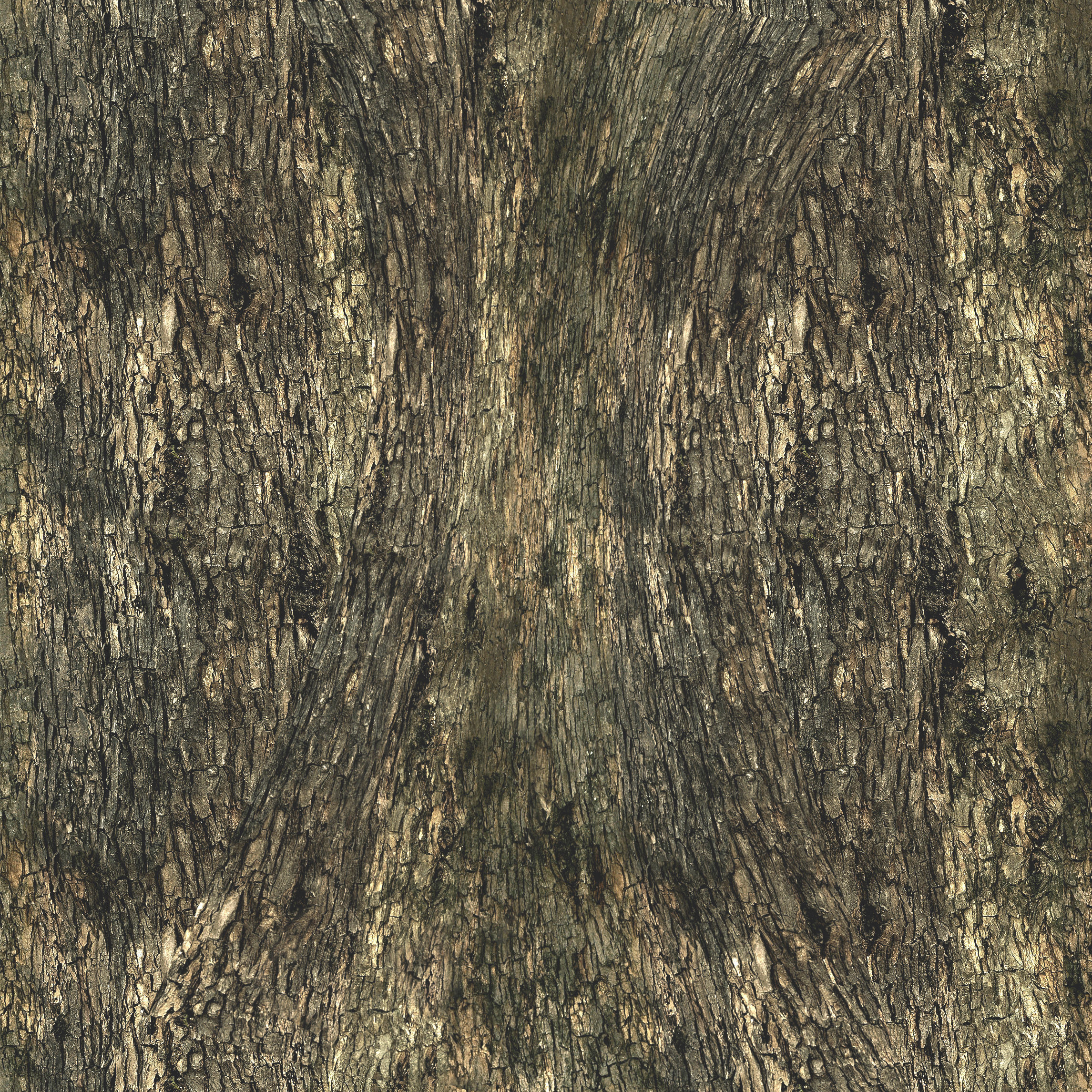 Tree green high poly 3D model_2