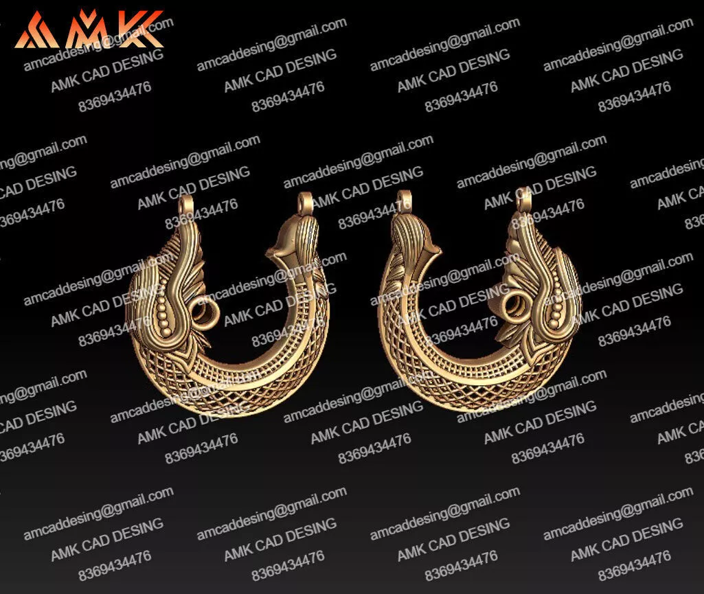 fish erring 3D print model