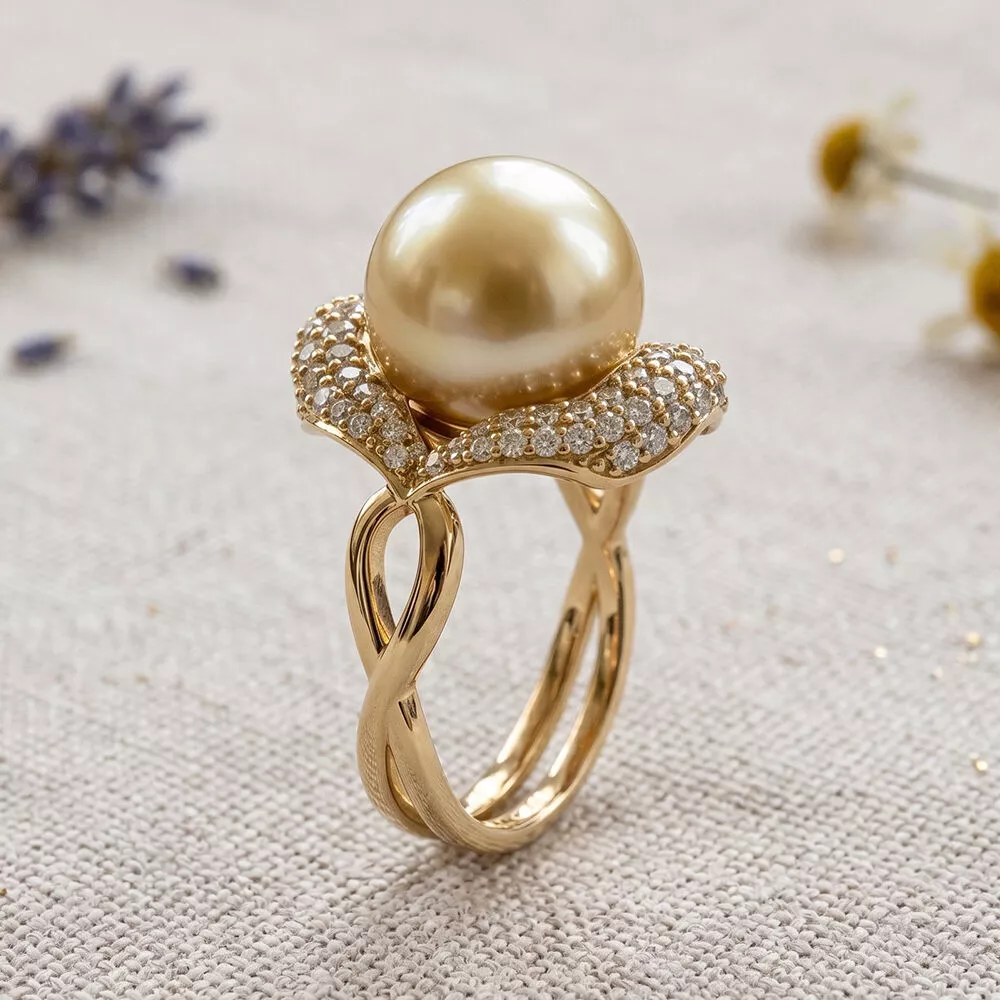 Pearl ring 3D print model