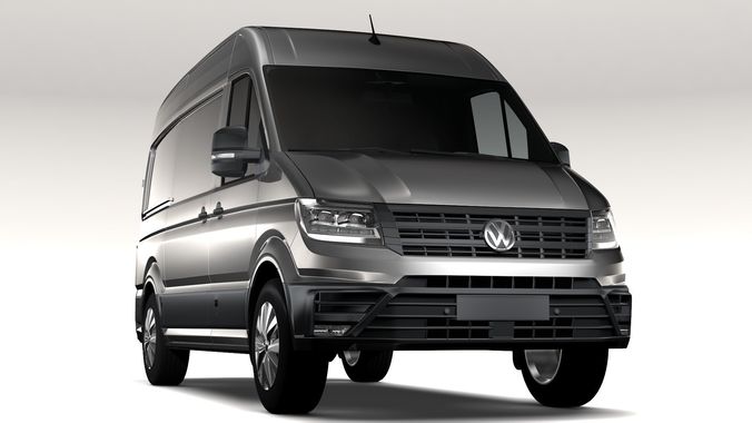 WV Crafter Van 2017 3D model
