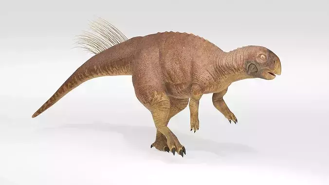 Realistic Psittacosaurus Dinosaur