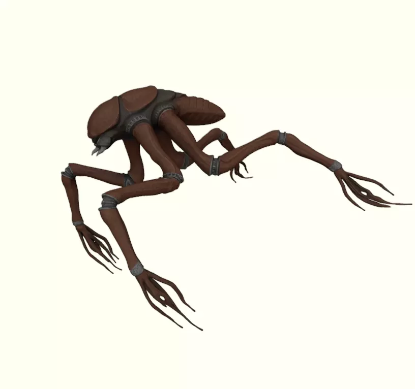Long-Legged Leap Stalker Free 3D print model