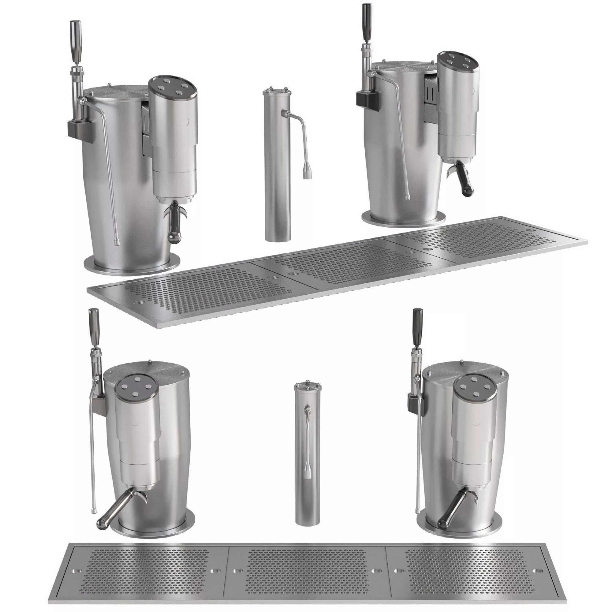 ESPRESSO MACHINE UNDER COUNTER A 3D model