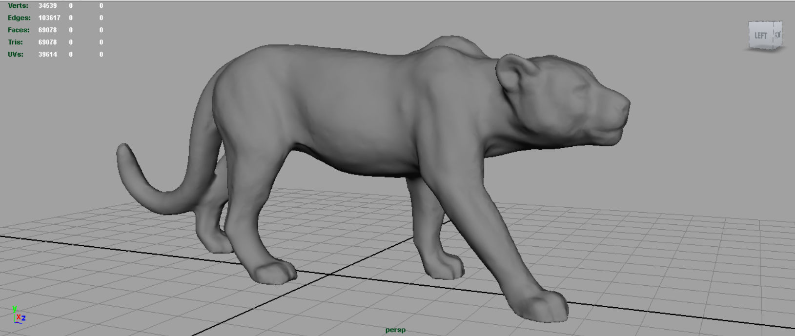 JAGUAR cheetah 3D model_2