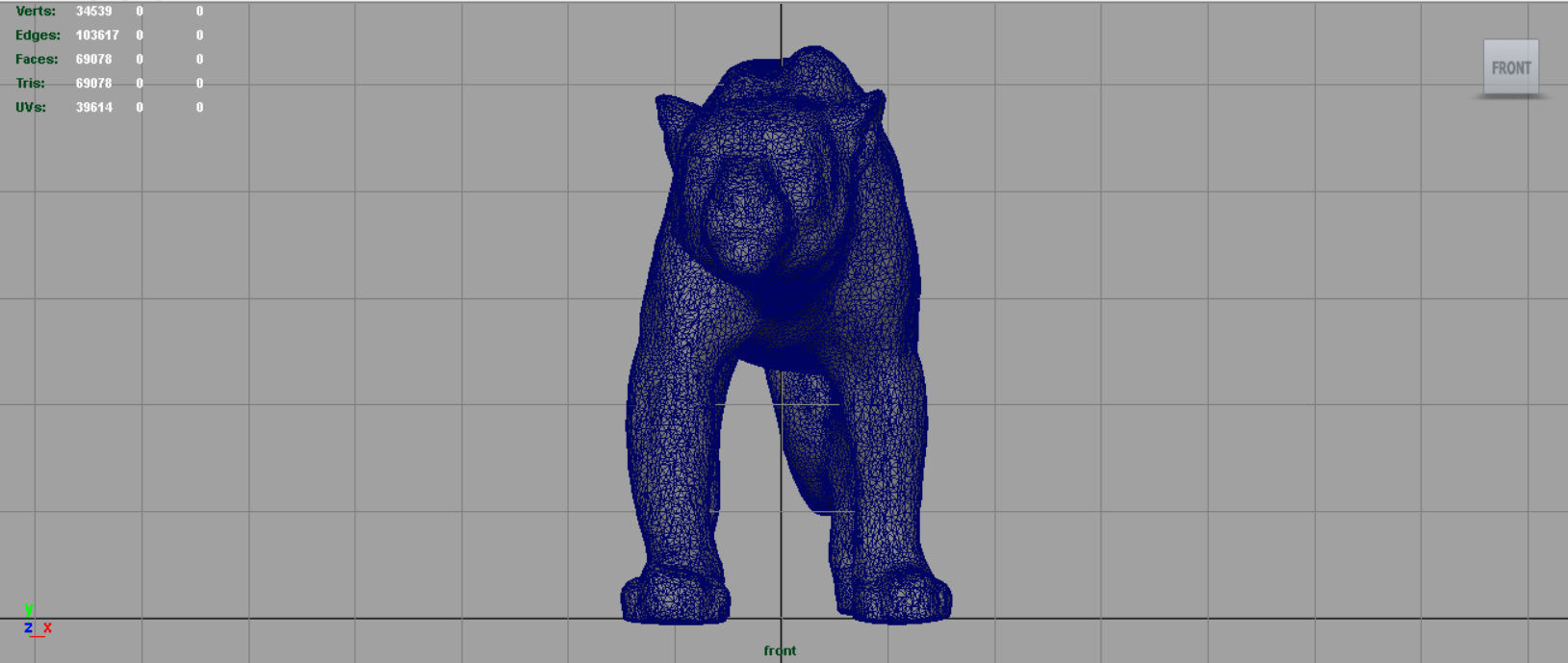 JAGUAR cheetah 3D model_9