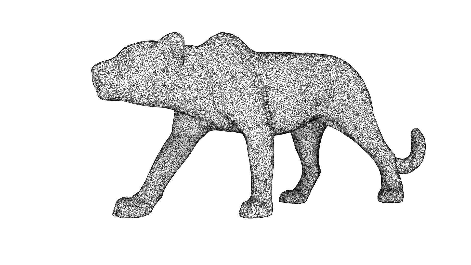 JAGUAR cheetah 3D model_12