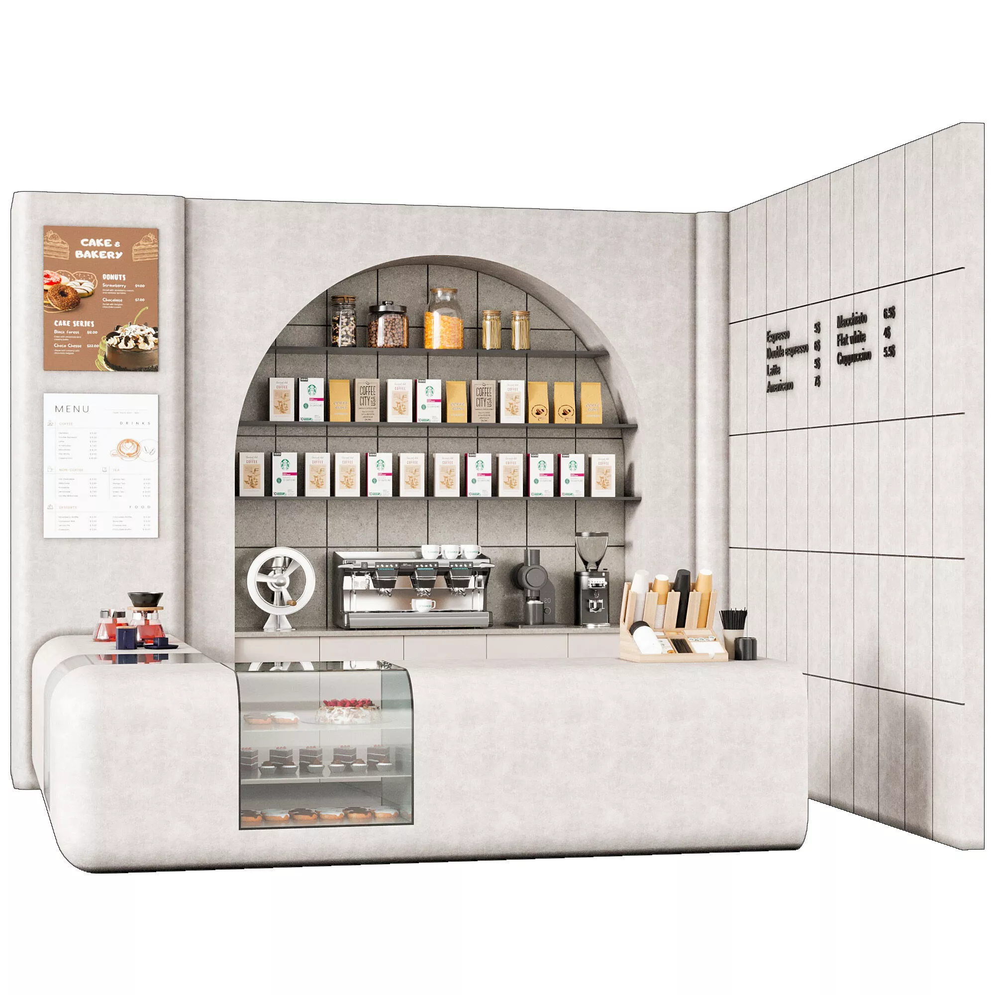 CAFE BAR NO50 A 3D model