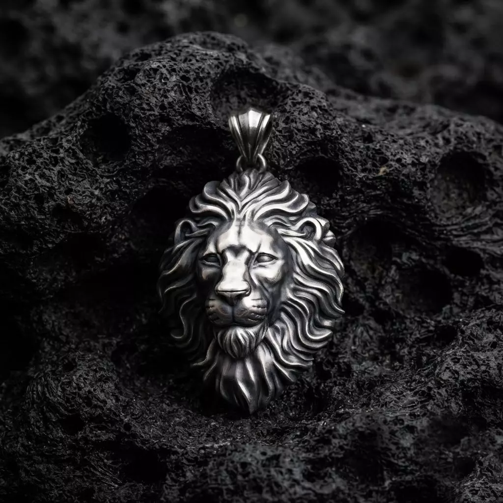 Classic Lion Pendant 3D print model