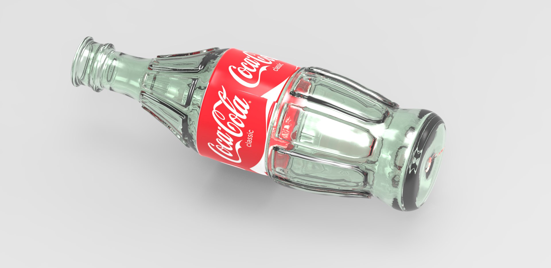 Coca-Cola Bottle 3D model_3