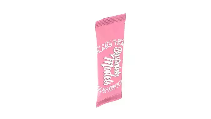 Stick Sachet Low-poly 3D model 5
