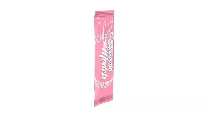 Stick Sachet Low-poly 3D model 6