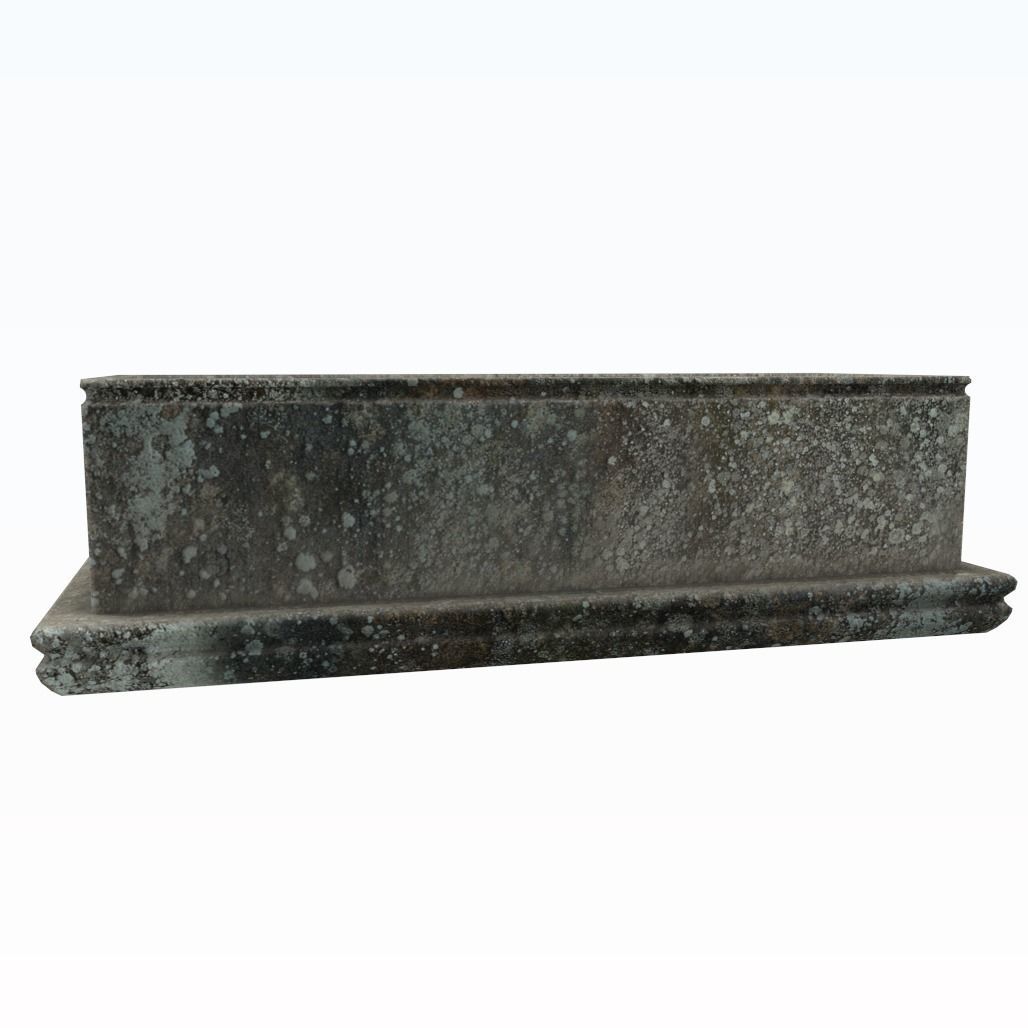 Old tomb Low-poly 3D model_6