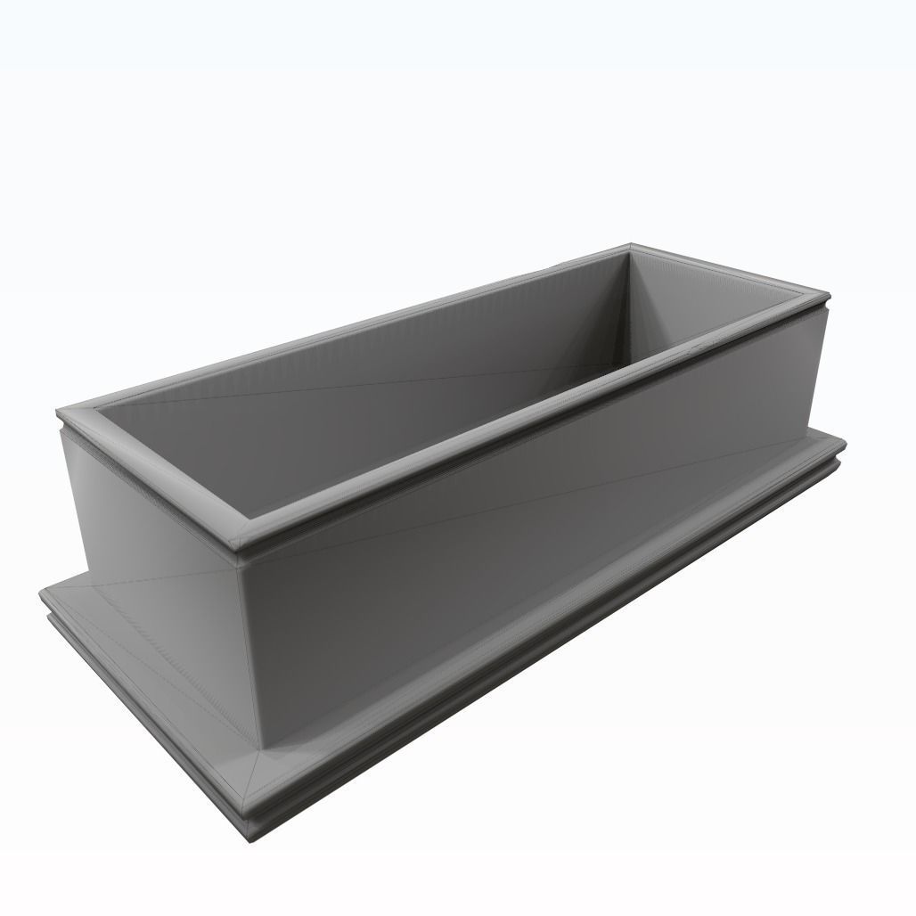 Old tomb Low-poly 3D model_7