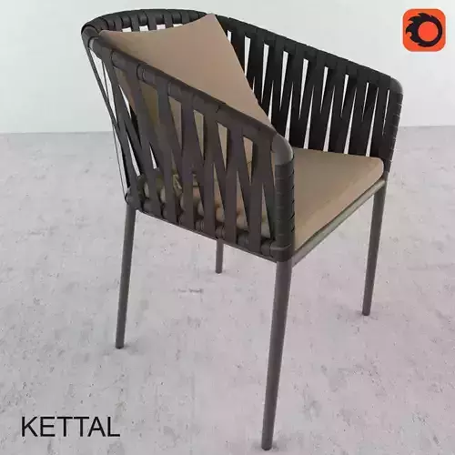 Bitta Chair 3D model