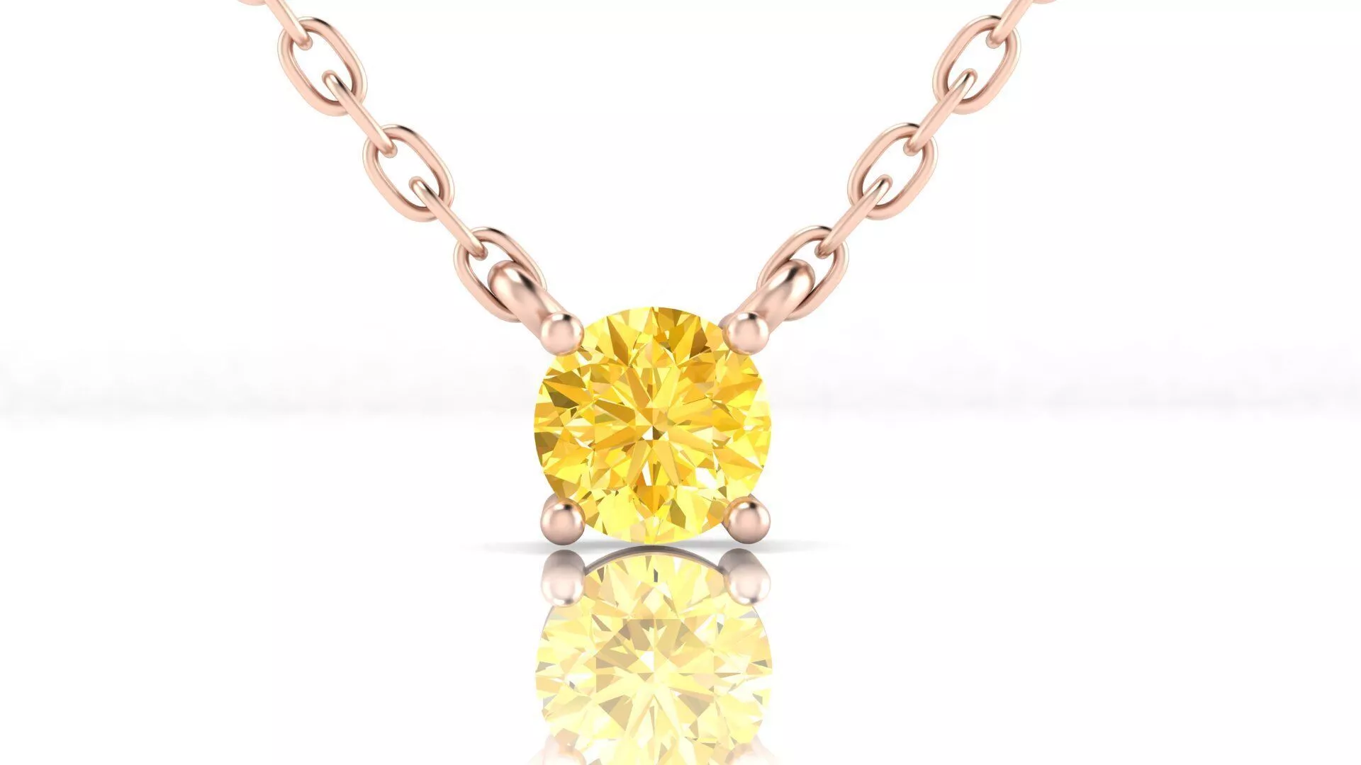 round cut stone jewelry pendant 3D print model