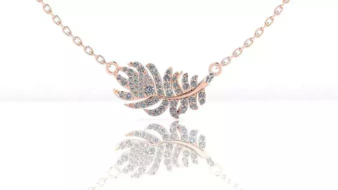 plume de Paon high jewelry pendant