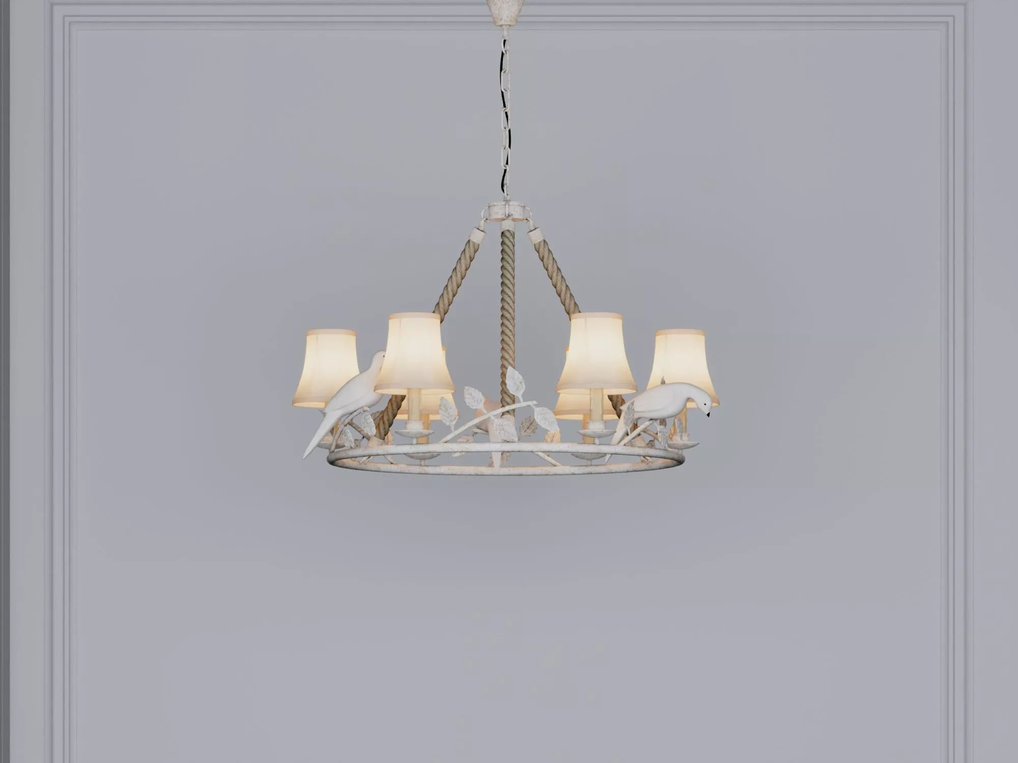 Classic ceiling lamp 3D print model