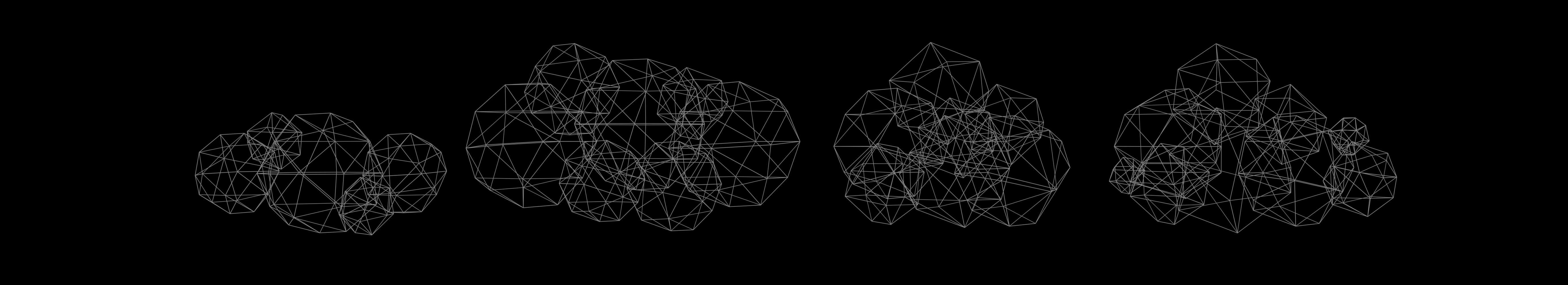 12 VR and Low Poly Clouds Low-poly 3D model_5