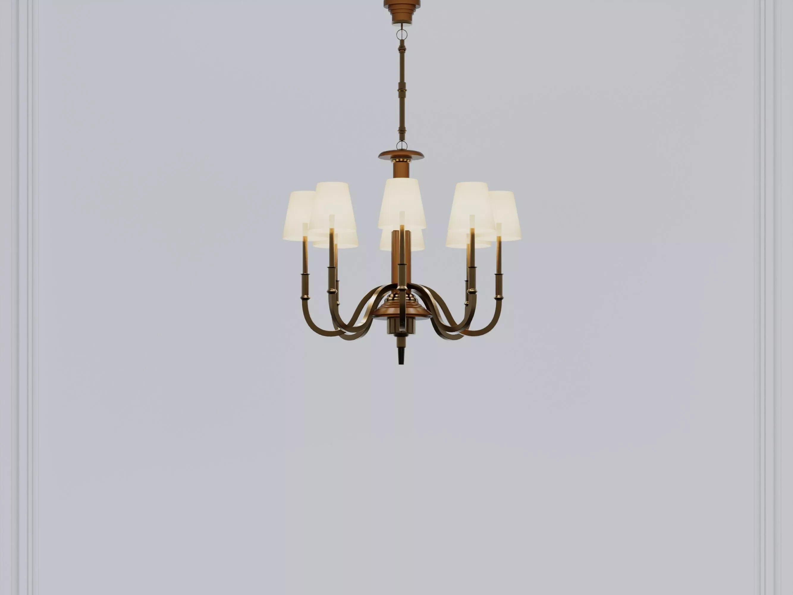 Classic chandelier 3D print model