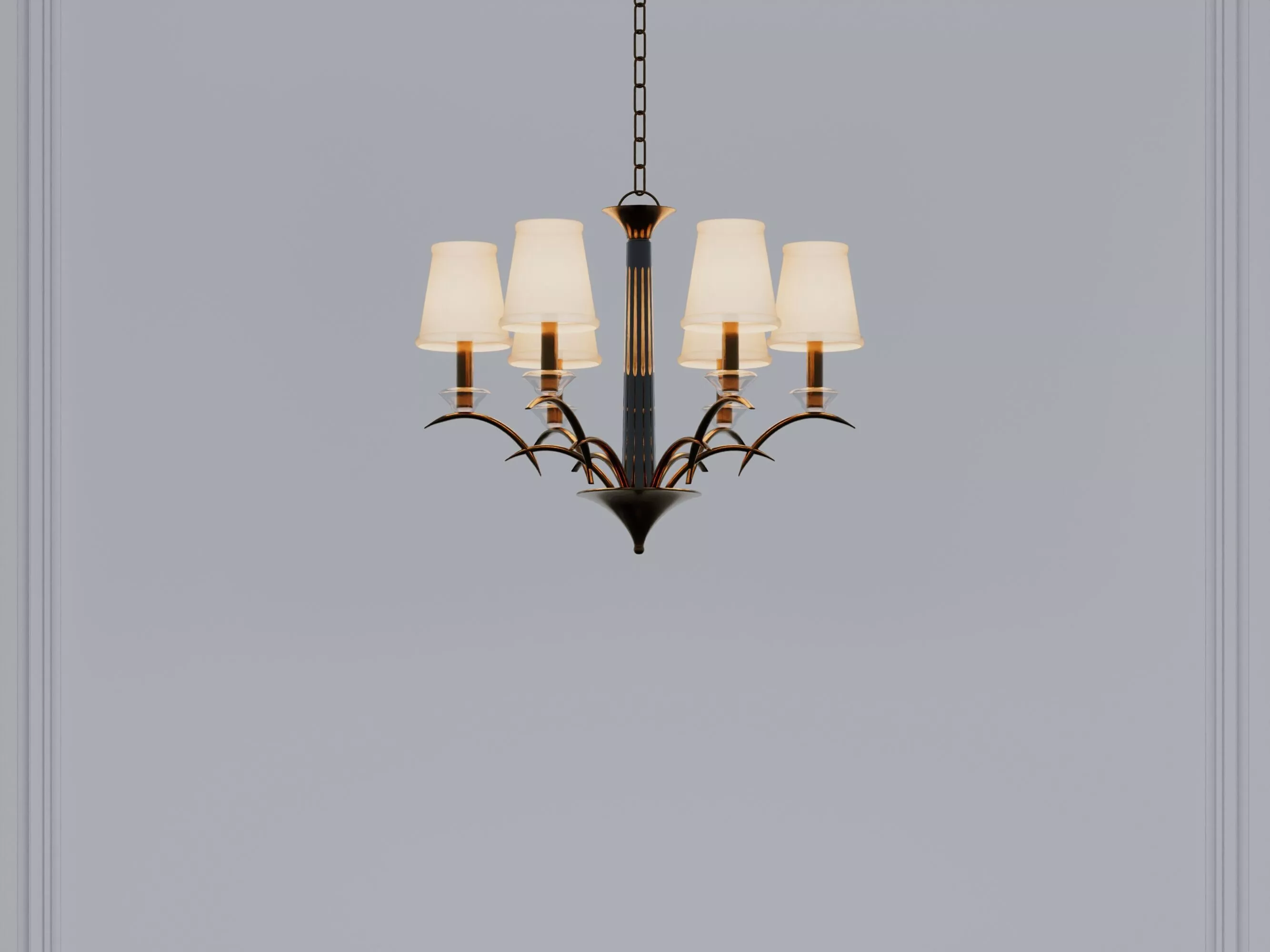 Classic chandelier 3D print model