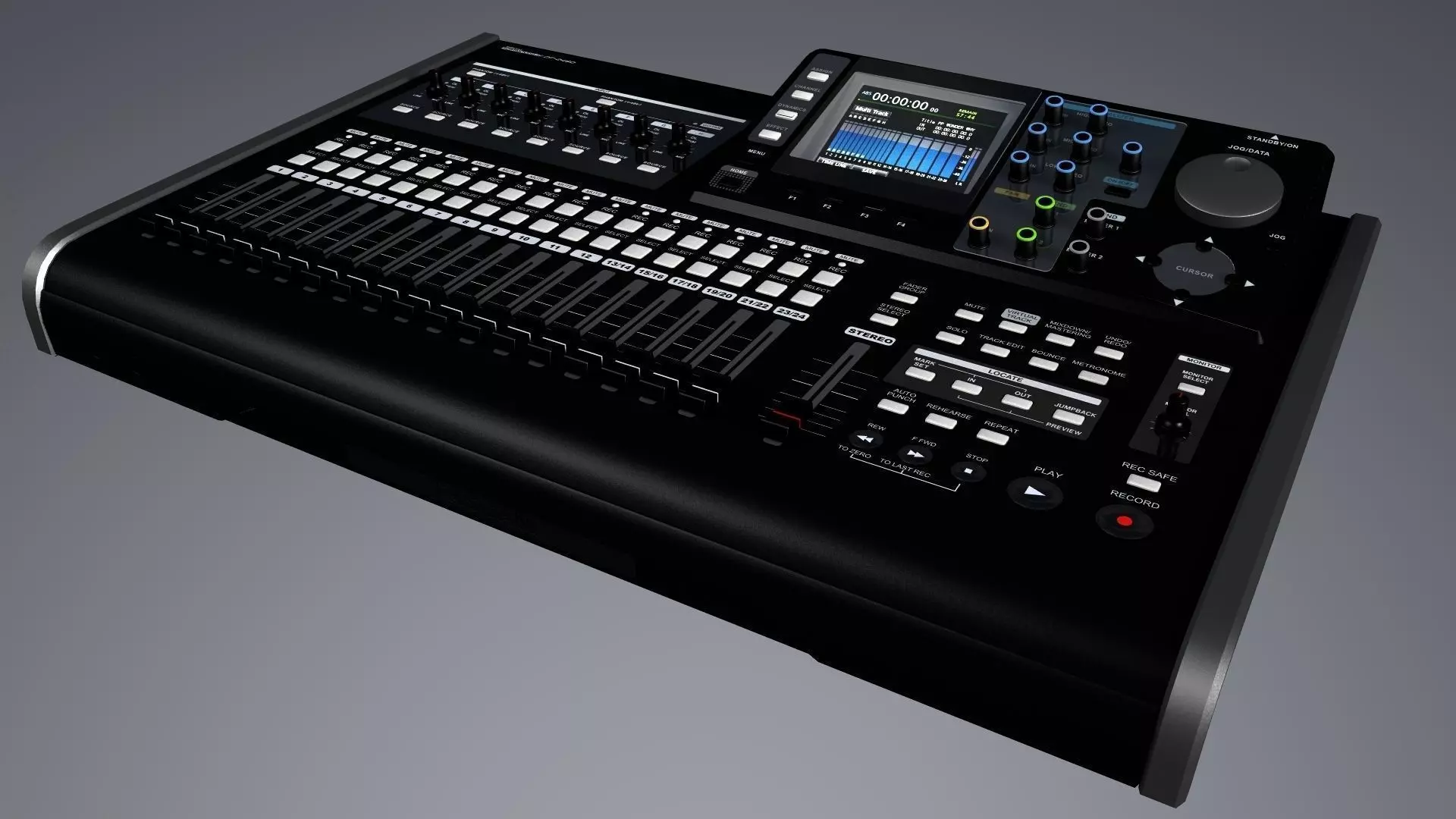 TASCAM DP24 SD multitrack portable digital recorder 3D model