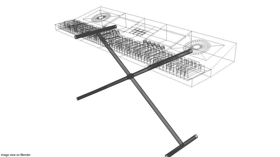 Piano - Electric 3D model_3