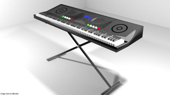 Piano - Electric 3D model