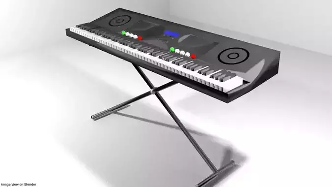 Piano - Electric 3D model