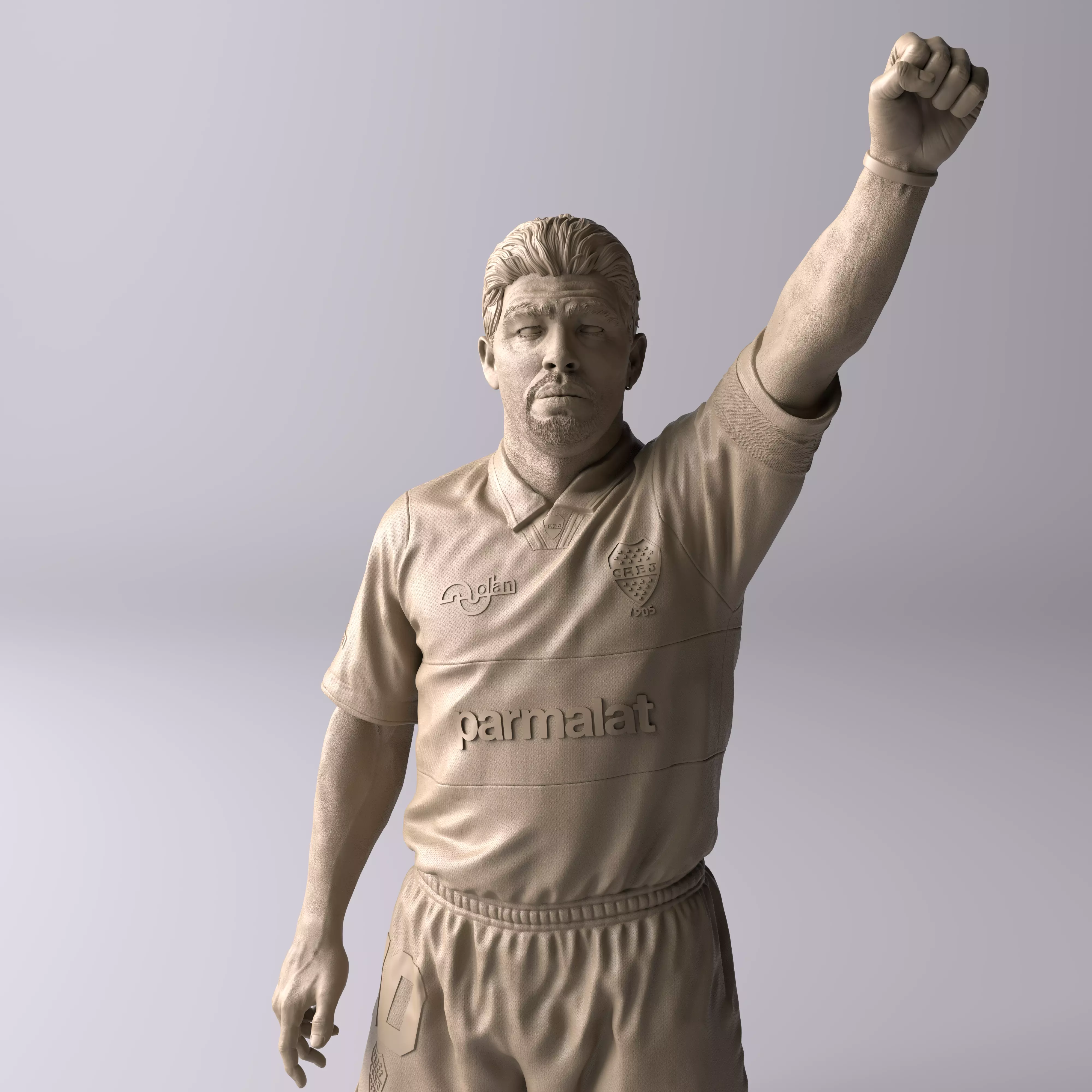 Diego Maradona Boca Juniors Premium Statue Collectible Figure 3D print model