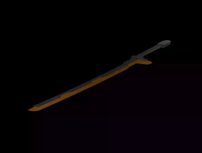Project Yasuo Sword-League Of Legends Low-poly 3D model