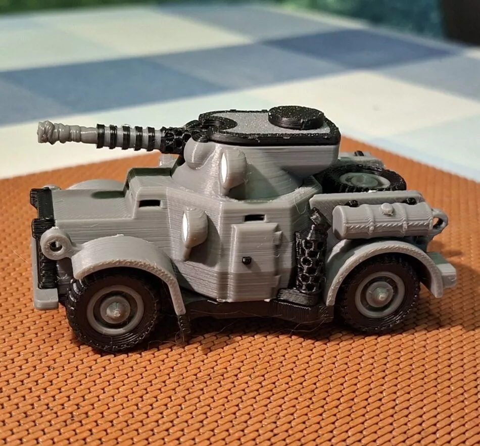 Achilles scout vechicle MK1 kit card Free 3D print model