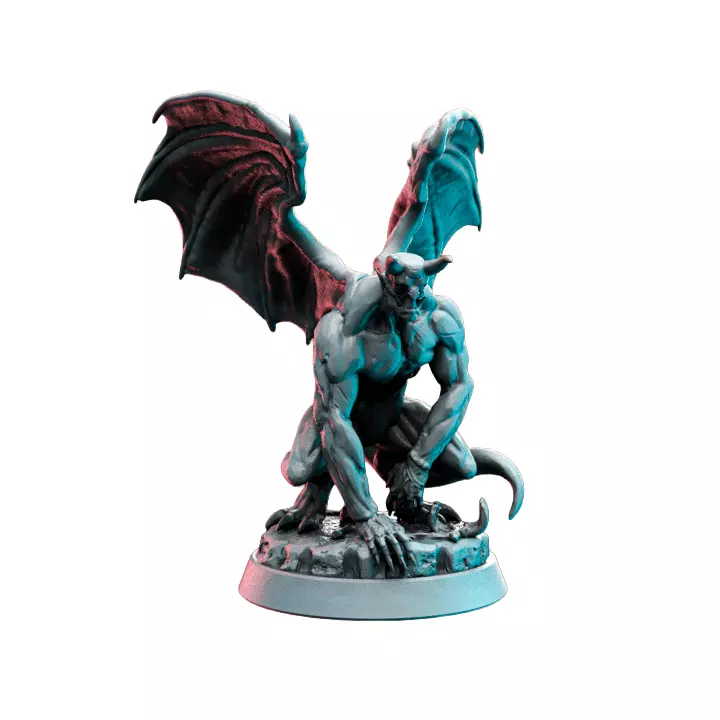 Gargoyle IV - Detailed Tabletop Figurine 3D print model