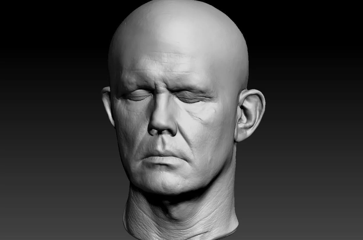Josh Brolin Lifecast 3D Scan Head Thanos Avengers Deadpool 3D model
