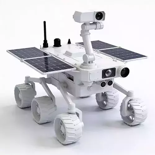 Sci-Fi Planetary Exploration Rover Vehicle 3d model