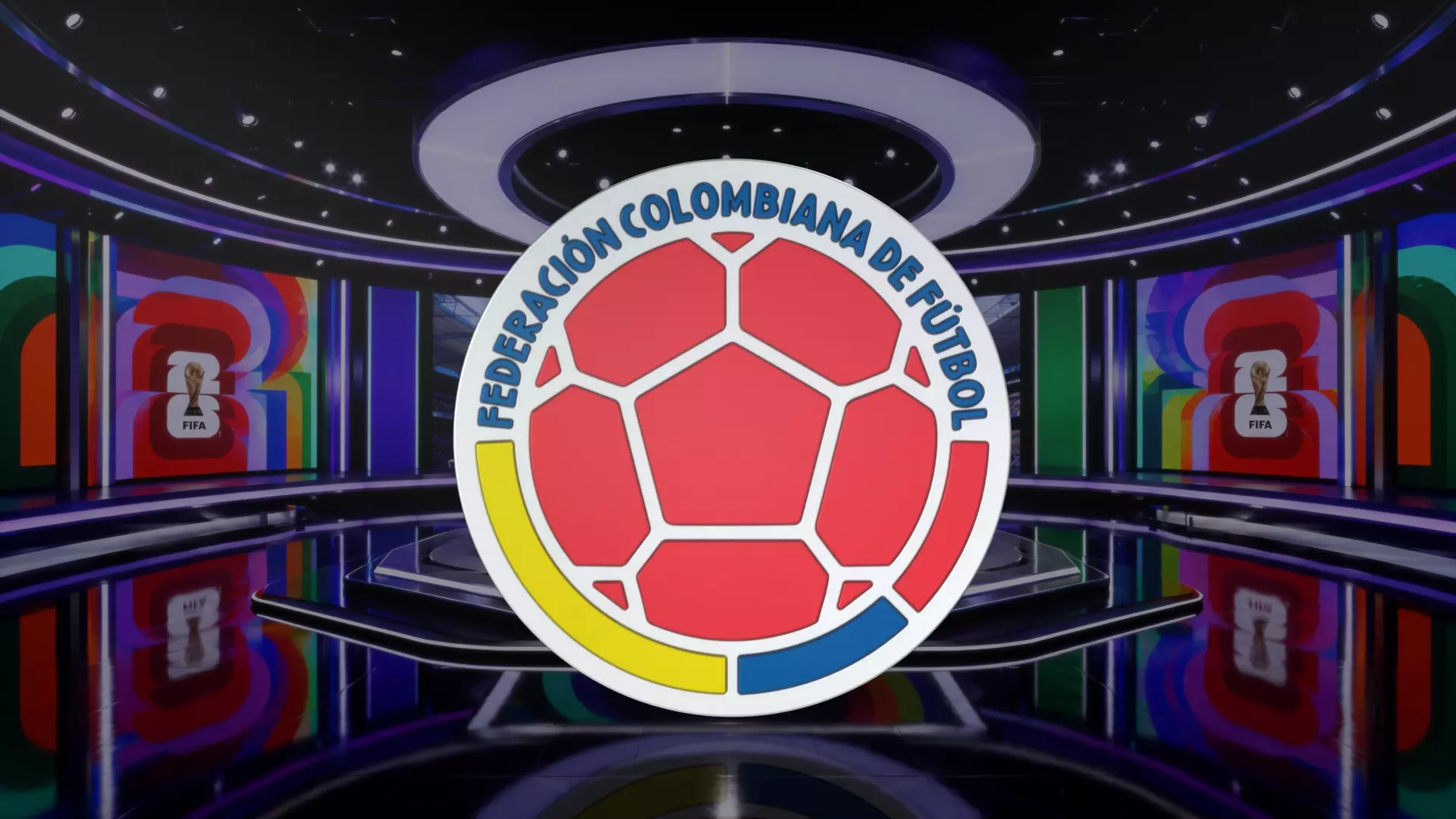 Colombia Football Team Logo 3D model