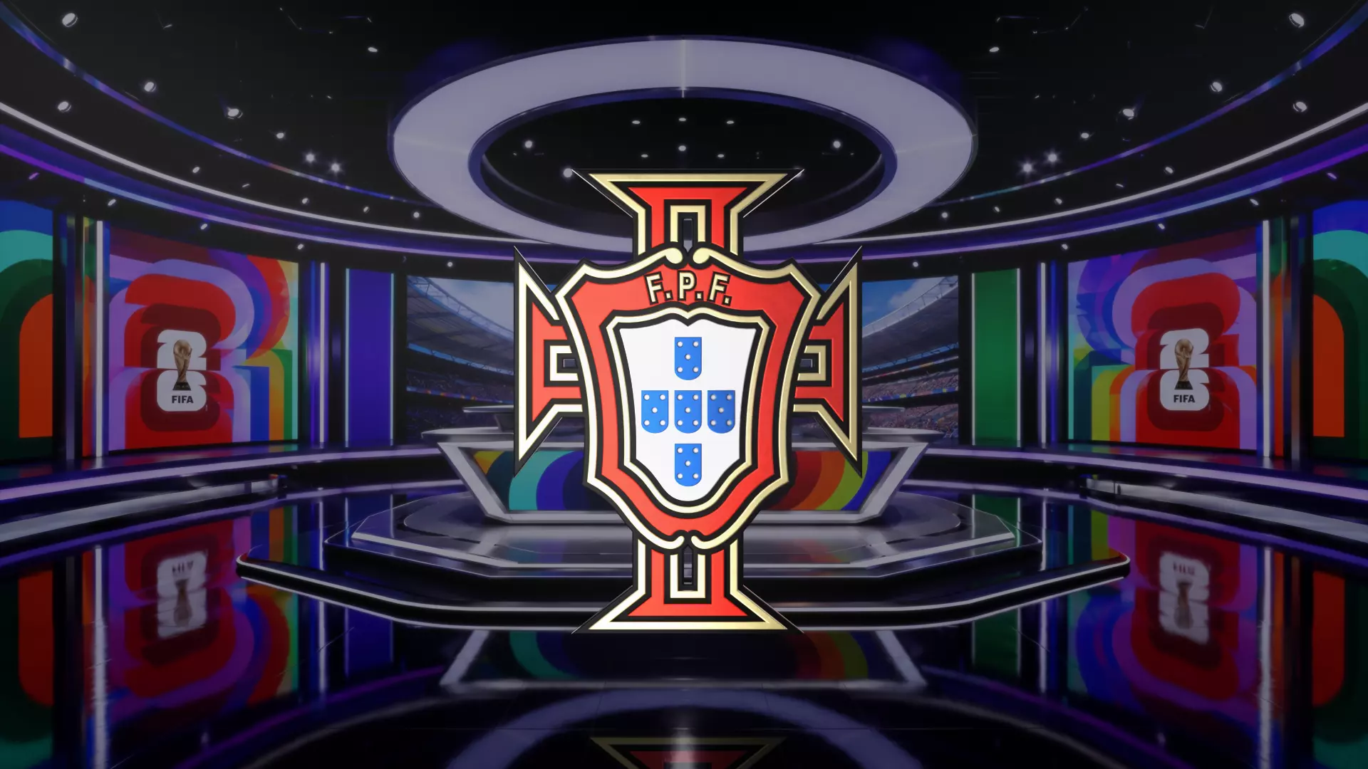 Portugal Football Team Logo 3D model