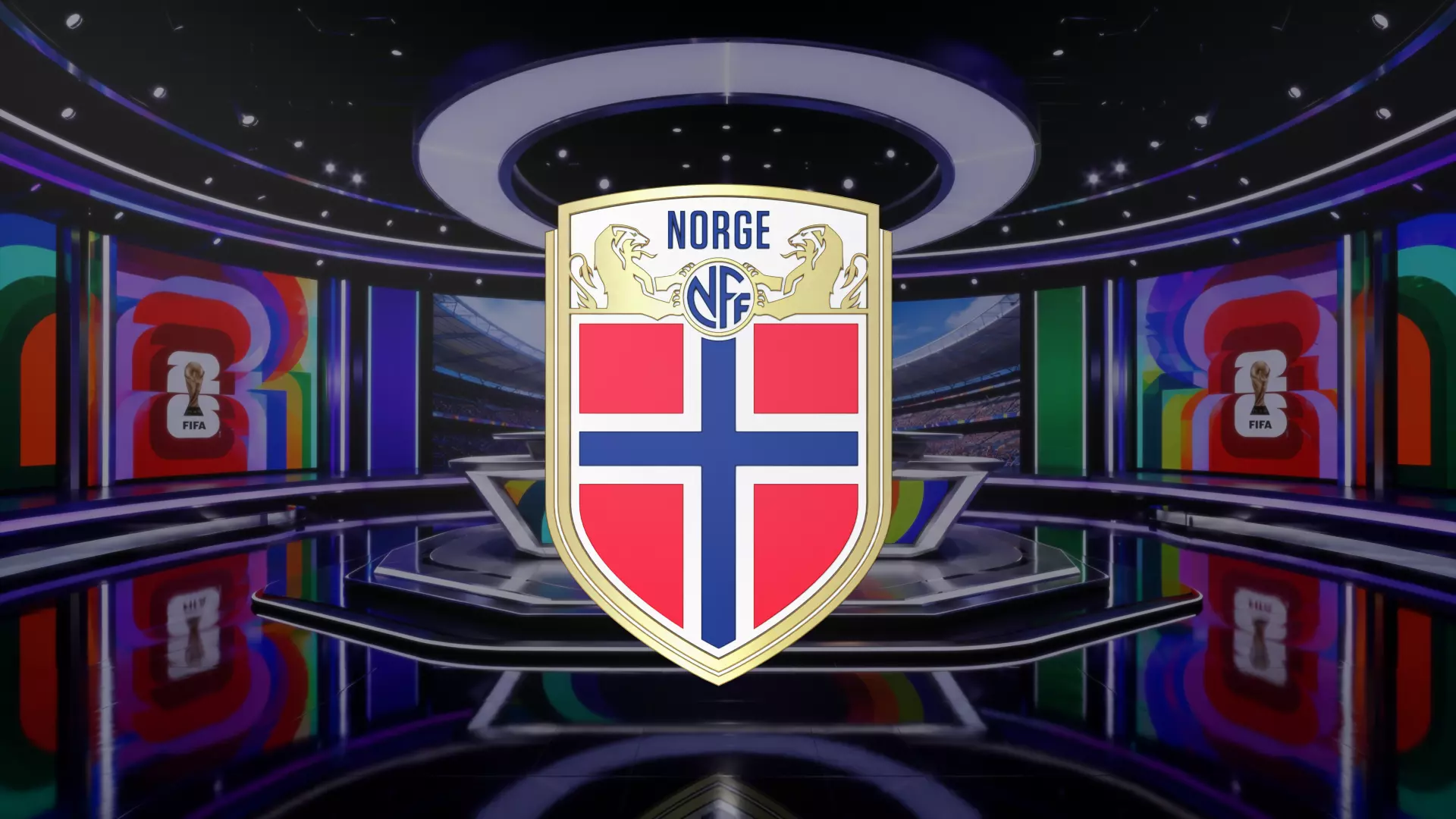 Norway Football Team Logo 3D model