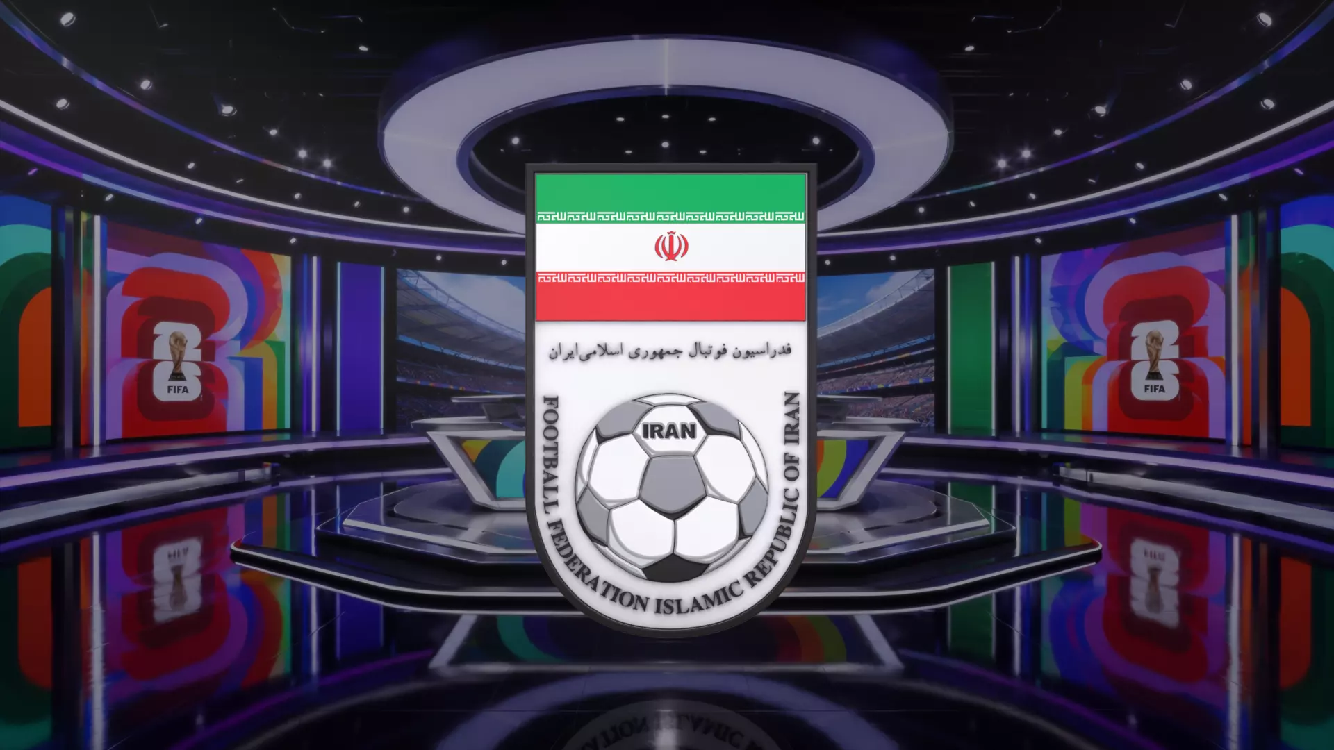 Iran Football Team Logo 3D model